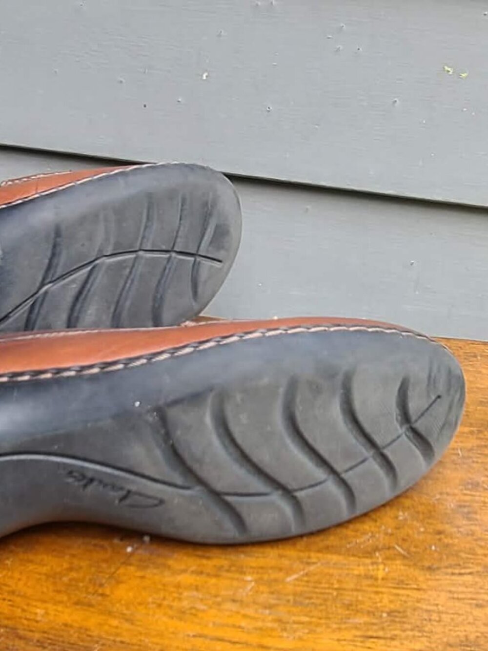 Clarks Ashland Bubble Loafers Brown size 8 1/2 - Picture 5 of 11